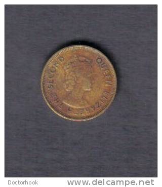 HONG KONG    10  CENTS 1961 (KM # 28.1) - Hongkong