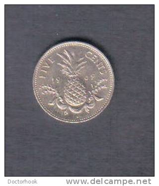 BAHAMAS    5 CENTS 1969  (KM # 3) - Bahamas