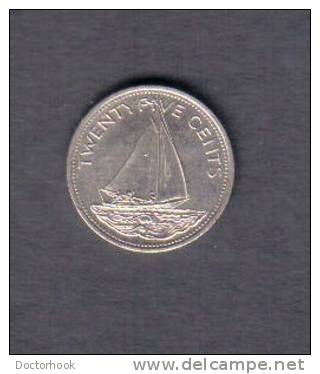 BAHAMAS    25  CENTS 1998  (KM # 63.1) - Bahamas