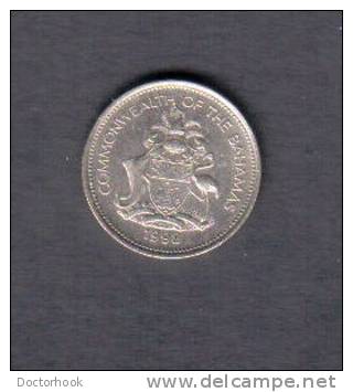 BAHAMAS    25  CENTS 1998  (KM # 63.1) - Bahamas