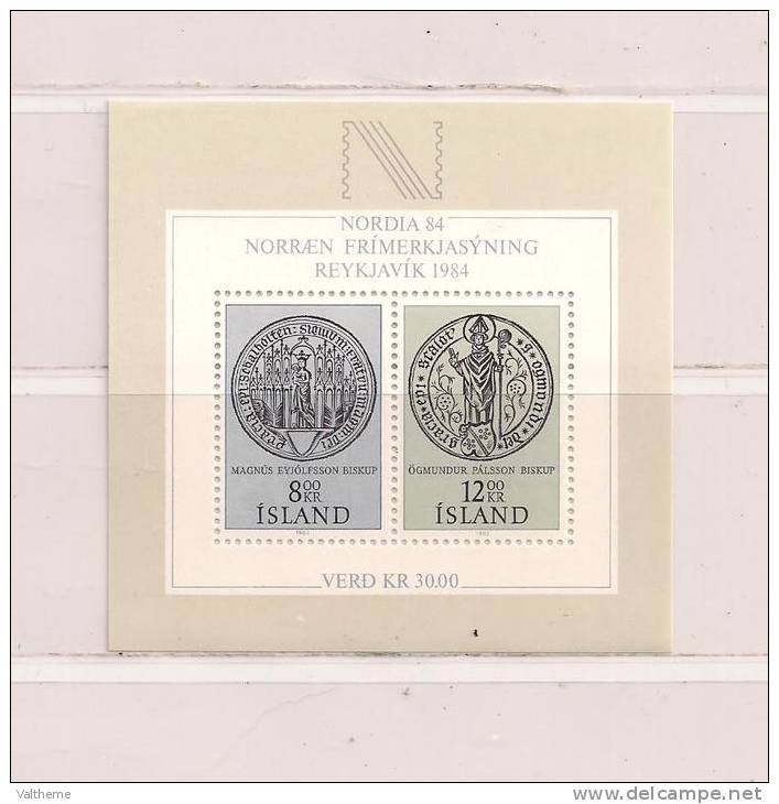 ISLANDE  ( EUIS - 5 )  1983    N° YVERT ET TELLIER      N° 5  N** - Blocks & Sheetlets