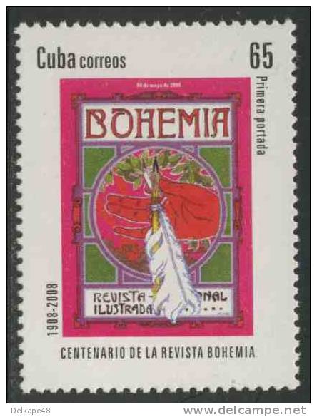 Cuba 2008 Mi 5063 ** 100 Years Magazine "Bohemia" - Title Of The First Edition / Zeitschrift / Tijdschrift - Unused Stamps