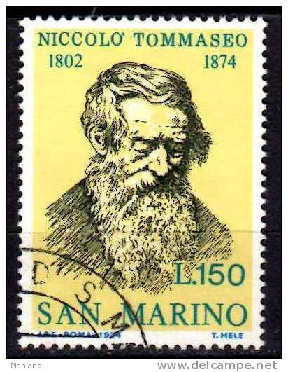 PIA - SMA - 1975 : Centenario Della Morte Di Niccolò Tommaseo - (SAS 929-30) - Used Stamps