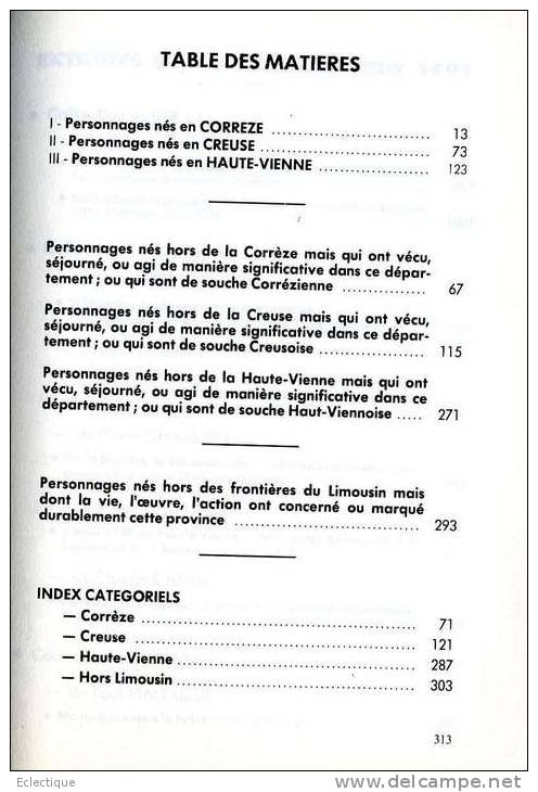 Limousins à La Une, Par Henri DEMAY, Ed. De La Veytizou, 1991, Haute-Vienne, Creuse, Corrèze - Limousin