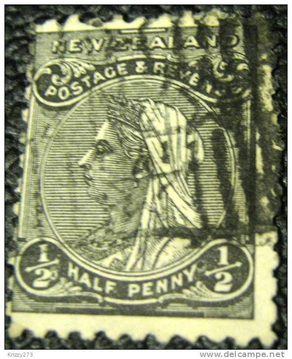 New Zealand 1882 Queen Victoria 0.5d - Used - Other & Unclassified