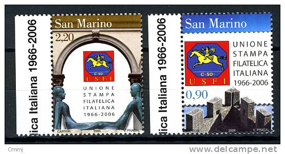 2006 - SAINT-MARIN - SAN MARINO -Sass. 2116/17 - NH - New Mint - Neufs