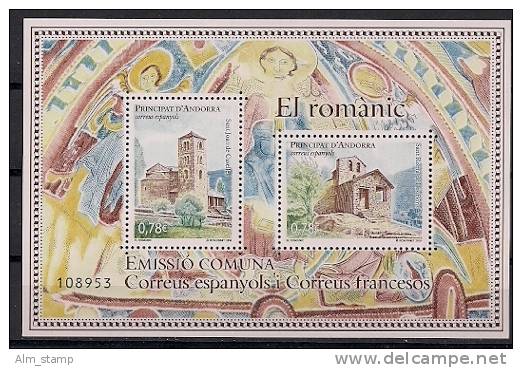 2010 Andorra Esp.  Spanisch Andorra Mi. Bl. 6 **MNH - Joint Issues