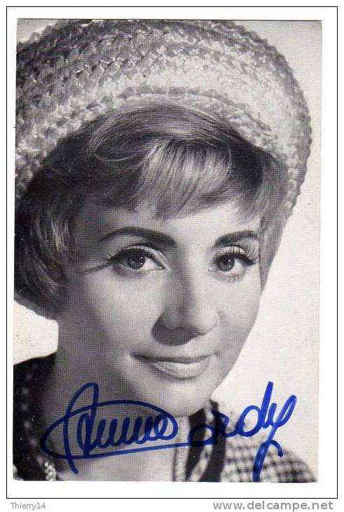 Annie Cordy - Autographe Original - Autogramme