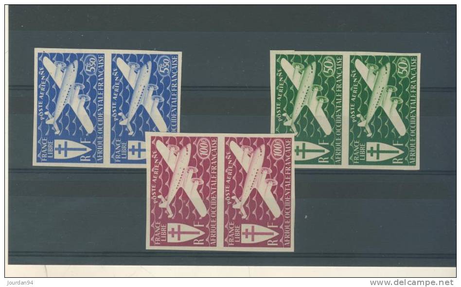 AFRIQUE   OCCIDENTAL  -  -N°   1   à  3   -  N  D - Altri & Non Classificati