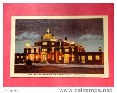 - Kentucky > > Louisville   Night View Adminstration Bowman Field Airpot  1947 Cancel Stamp  Off- - ---ref 600 - Louisville