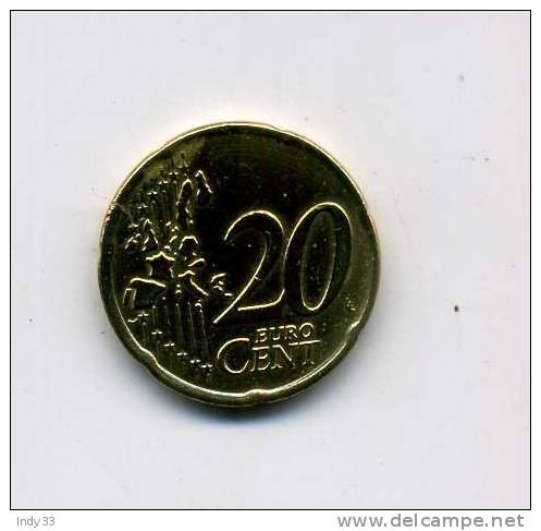 - EURO GRECE . 20 C. 2002 . - Grèce