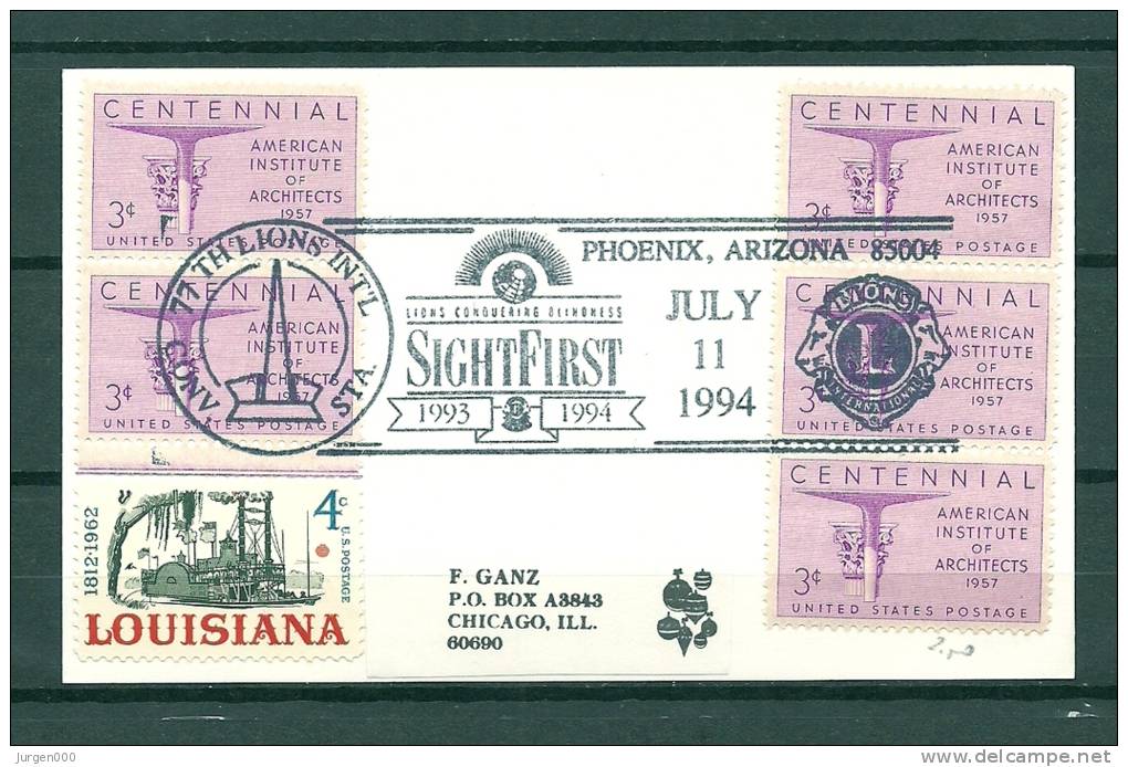 Lions Club, USA, 11/07/1994, 77th Lions International SIGHTFIRST , PHOENIX - ARIZONA (GA2866) - Rotary, Lions Club