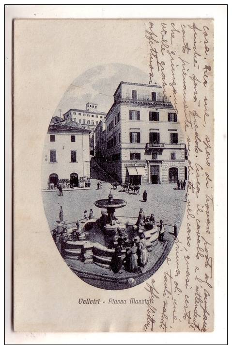 19SC731) VELLETRI - PIAZZA MAZZINI - FORMATO PICCOLO - Other & Unclassified