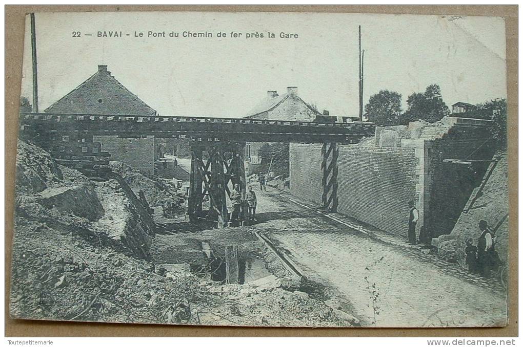 Bavai - Le Pont Du Chemin De Fer Près La Gare - Bavay