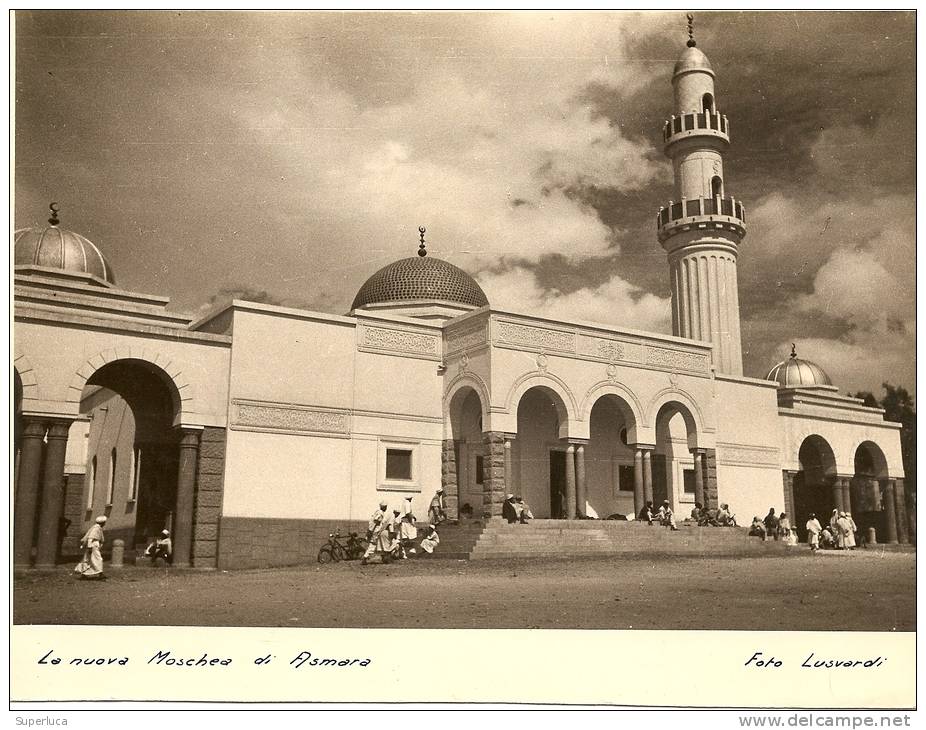 I-ERITREA-LA NUOVA MOSCHEA DI ASMARA-FOTO ORIGINALE FOTO LUSVARDI(RE)I-VEDI DESCRIZIONE - Erythrée