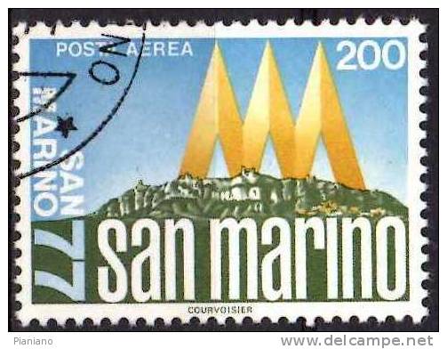 PIA - SMA - 1977 : Esposizione Internazionale " San Marino 77"- (SAS 975-77 + P.A. 154) - Used Stamps