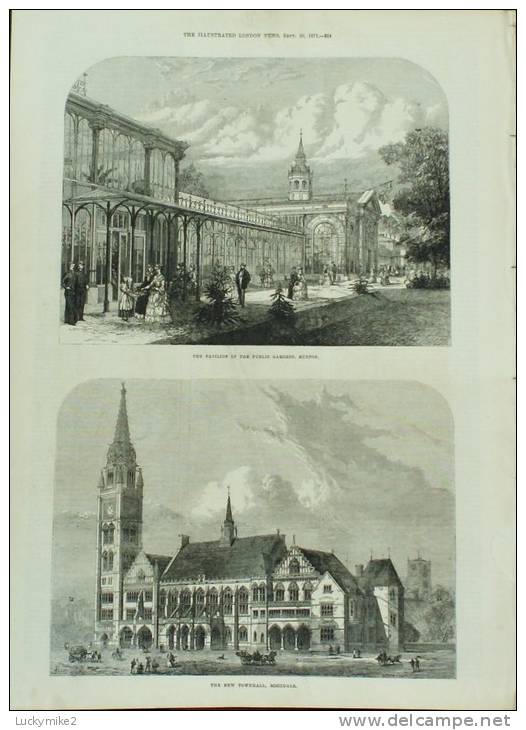 Illustrated London News  for  30th September 1871  (Aldershot & military interest)