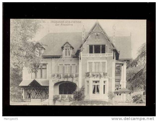 86 Ingrande Sur Vienne Les Fouinières édit.boiron Guillot N° 45  Villa  Chateau - Ingrandes