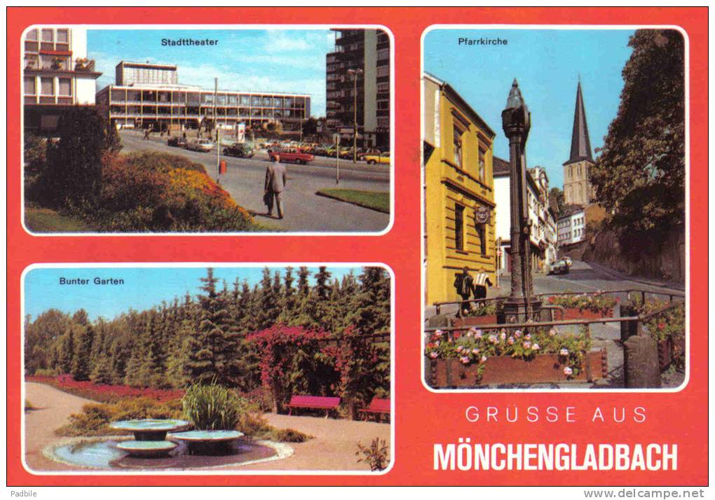 Carte Postale Allemagne  Mönchengladbach Trés Beau Plan - Mönchengladbach