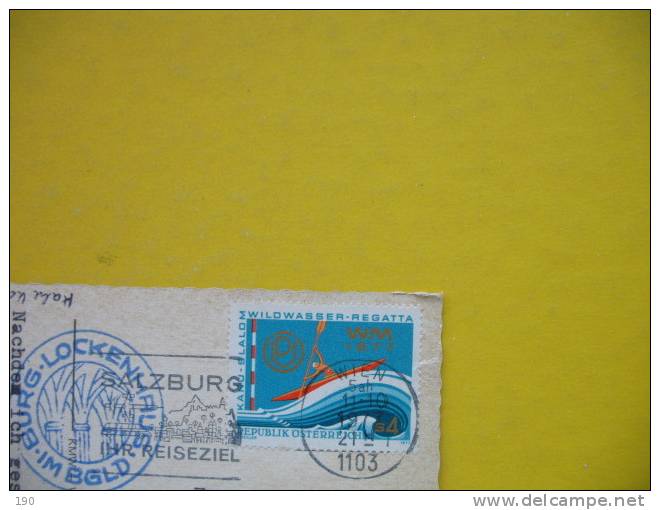 Burg Lockenhaus,STAMP KANU-SLALOM WM 1977 - Andere & Zonder Classificatie