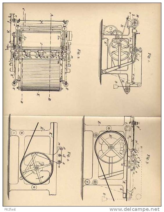 Original Patentschrift - N. Figini In Affori , 1903 , Maschine Für Pflanzenfasern Und Tierhaare !!! - Macchine