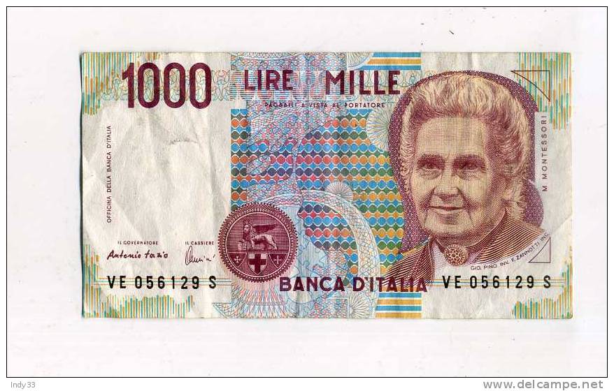 - ITALIE . 100 L. 1990   . - 1000 Lire