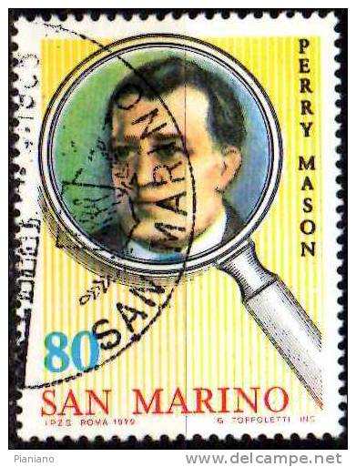 PIA - SMA - 1979 : Personaggi Della Letteratura Poliziesca - (SAS 1019-23) - Used Stamps