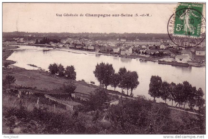 J. Dossunel - Vue Générale De Champagne-sur-seine - Champagne Sur Seine