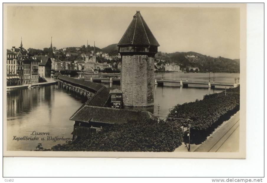 Luzern Kapellbrücke U. Wasserturm - Lucerne