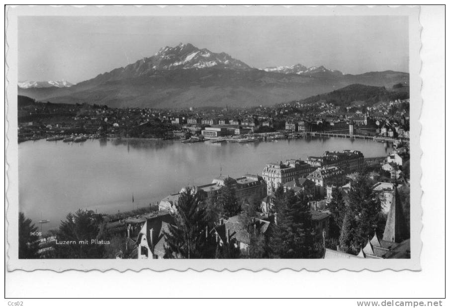 Luzern Mit Pilatus 1951 - Lucerne