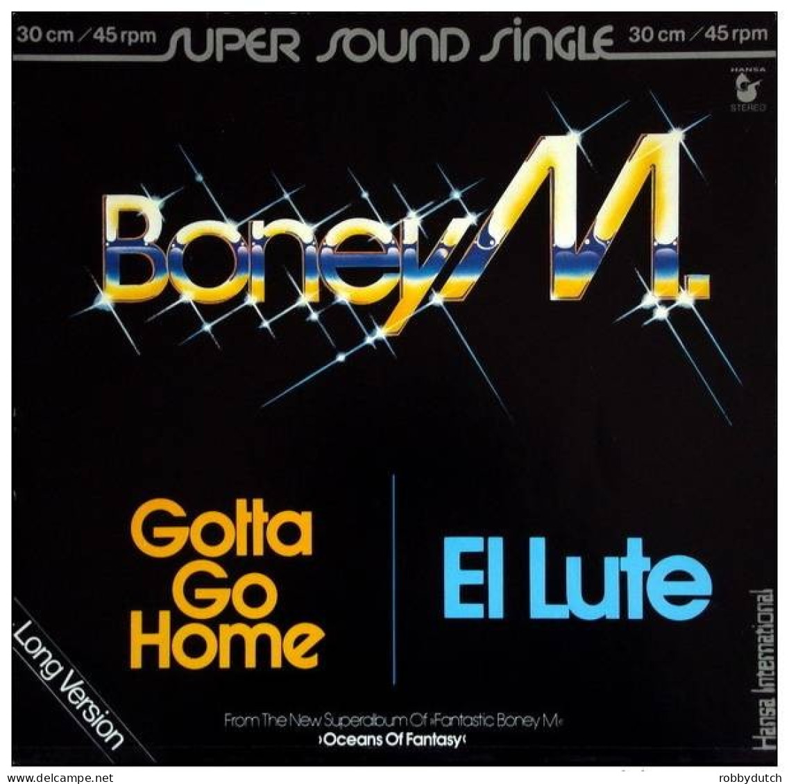 * 12" Maxi *  BONEY M. - GOTTA GO HOME / EL LUTE (Germany 1979 EX-!!!) - 45 Toeren - Maxi-Single