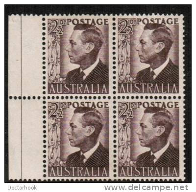 AUSTRALIA   Scott #  232*  VF MINT LH Blk. Of 4 - Mint Stamps