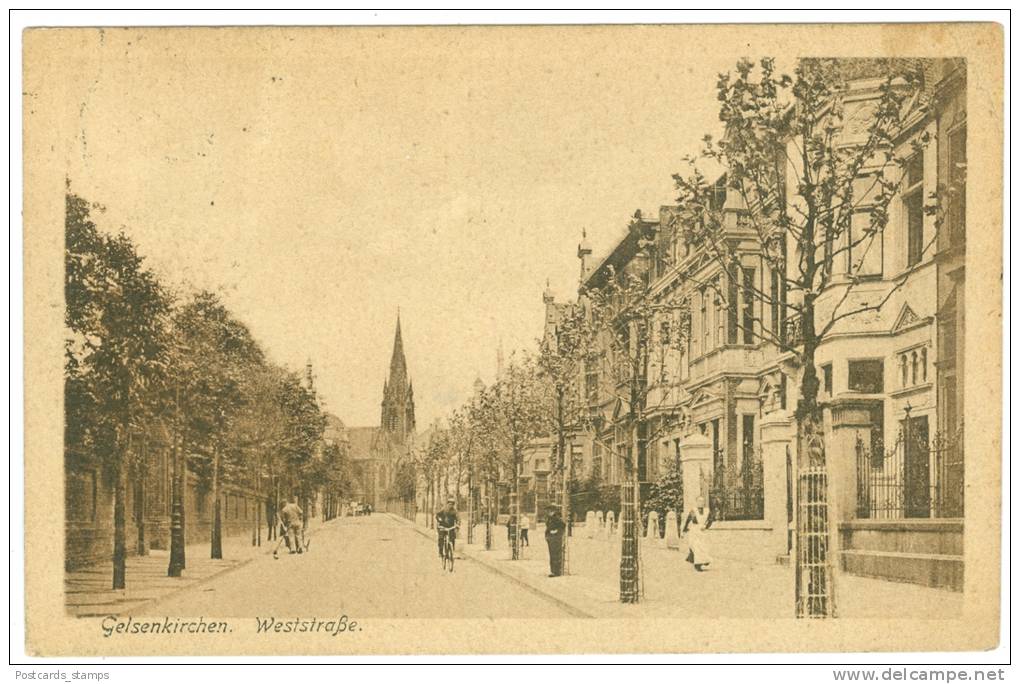 Gelsenkirchen, Weststrasse, 1921 - Gelsenkirchen