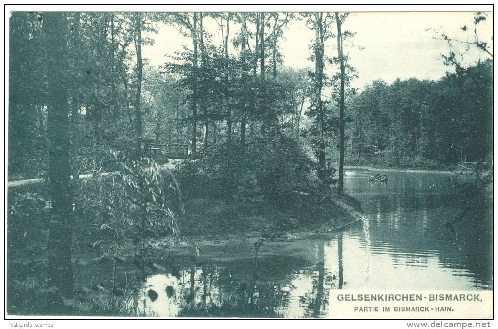 Gelsenkirchen - Bismarck, Partie Im Bismarck-Hain, Um 1905/10 - Gelsenkirchen