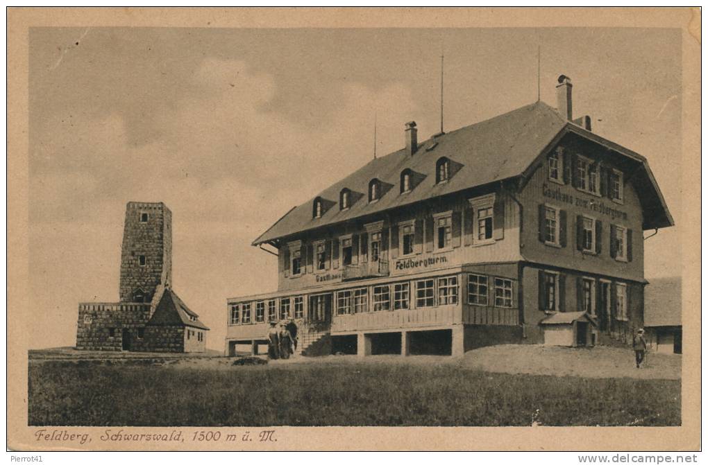 ALLEMAGNE - FELDBERG, SCHWARZWALD - Gasthaus Zum Feldbergerturm Mi Neuem Friedrich Luisen Turm - Feldberg