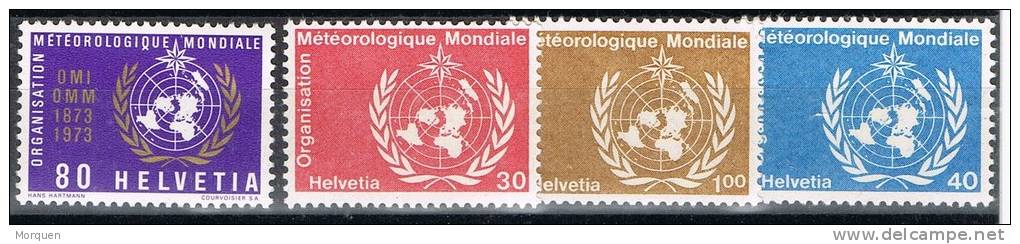 Serie Service Official SUIZA 1973, Yvert Num 437-440 ** - Oficial