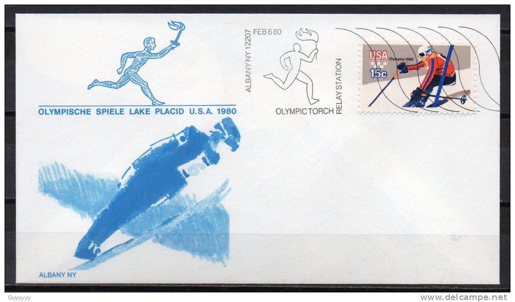 Etats-Unis - FDC - Jeux De Lake Placid 1980 - Invierno 1980: Lake Placid