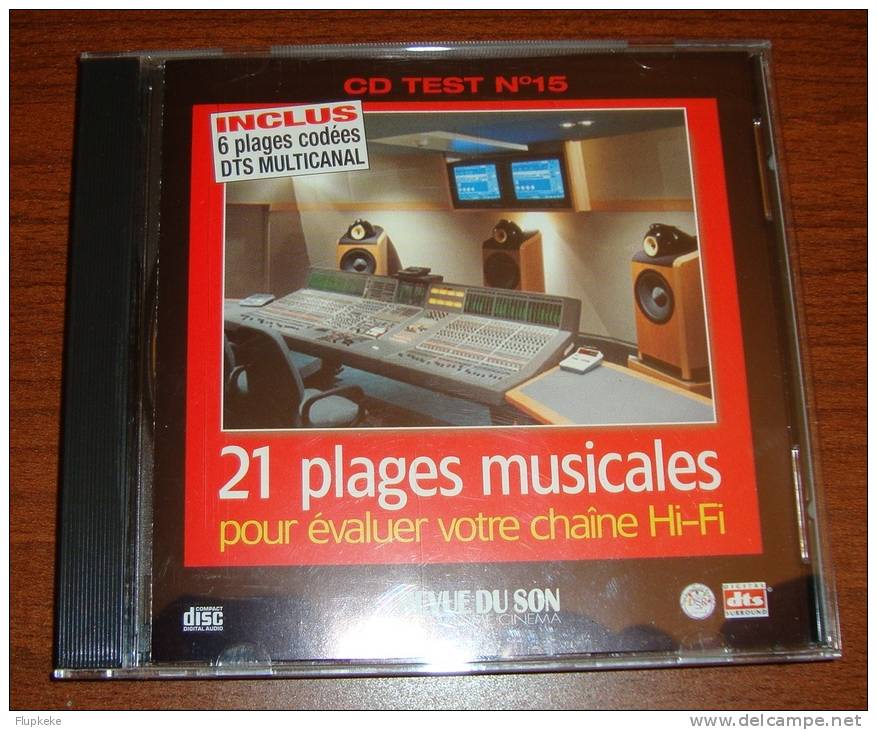 Cd Test 15 Revue Du Son 21 Plages Musicales Inclus 6 Plages Dts Multicanal - Klassik