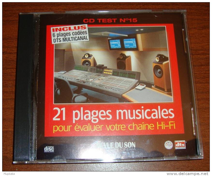 Cd Test 15 Revue Du Son 21 Plages Musicales Inclus 6 Plages Dts Multicanal - Classique