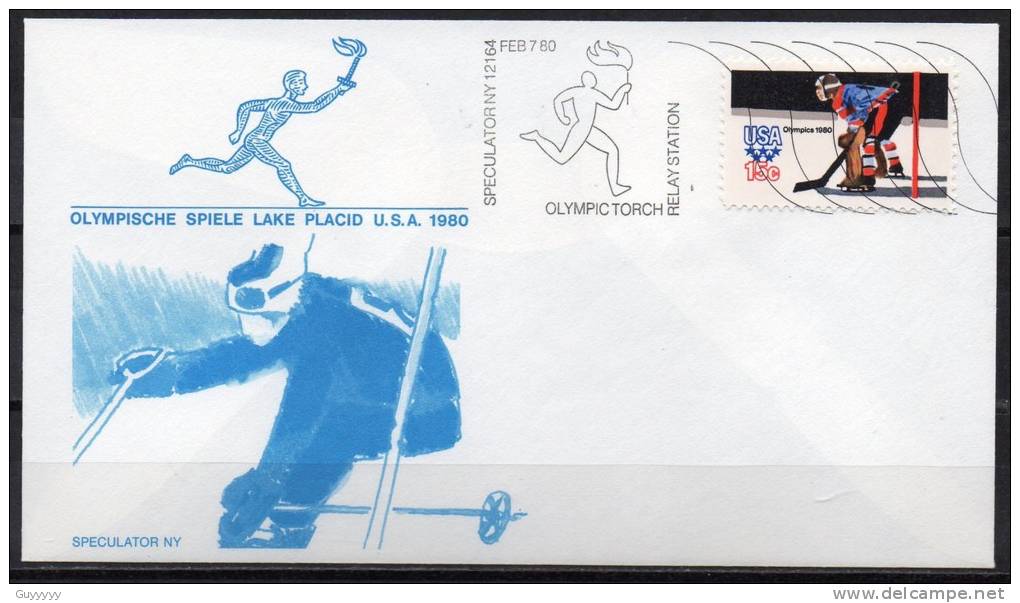 Etats-Unis - FDC - Jeux De Lake Placid 1980 - Invierno 1980: Lake Placid