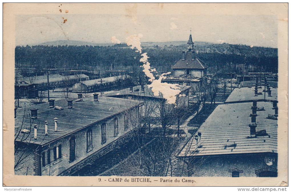 Dép. 57 - CAMP De BITCHE. - Partie Du Camp. Poste Aux Armées. 20/8/1929. - Bitche