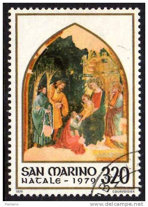 PIA - SMA - 1979 : Natale - Affresco Del XV Secolo- (SAS 1045-48) - Used Stamps
