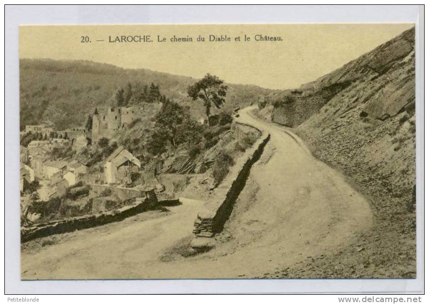 (I554) - Laroche - Le Chemin Du Diable Et Le Château - La-Roche-en-Ardenne