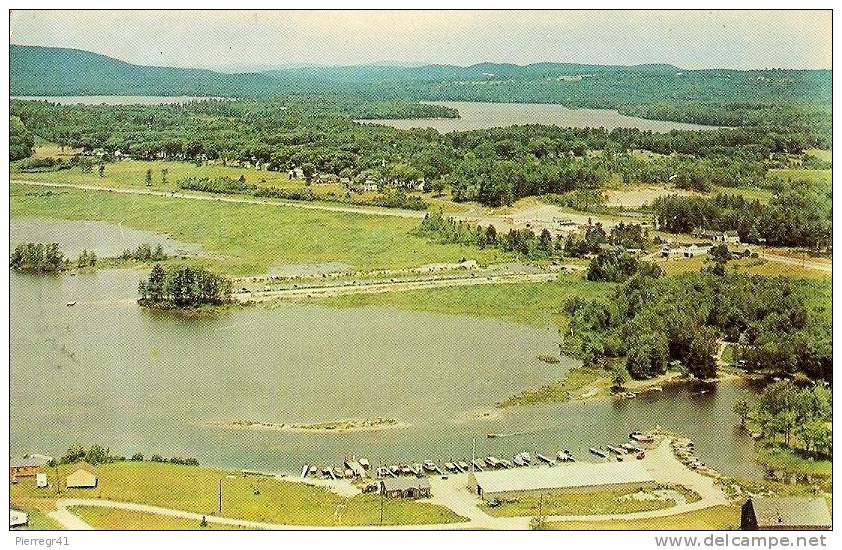 3-CPA-1950-USA-MAINE-PORTLAND-COTE -PHARES-VUE AERIENNE-TBE - Portland