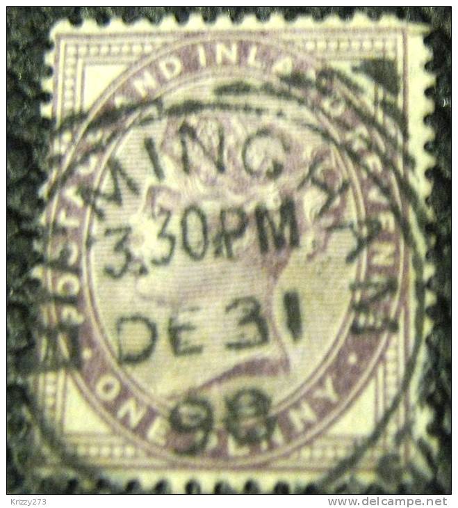 Great Britain 1881 Queen Victoria 1d - Used - Otros & Sin Clasificación