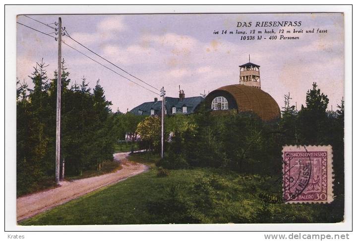 Postcard - Das Riesenfass    (7025) - Boehmen Und Maehren