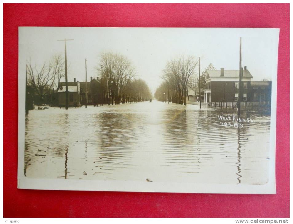 2 Real Photos- Dayton Ohio  1913 Flood Npkp Stamp Box----ref  602 - Dayton