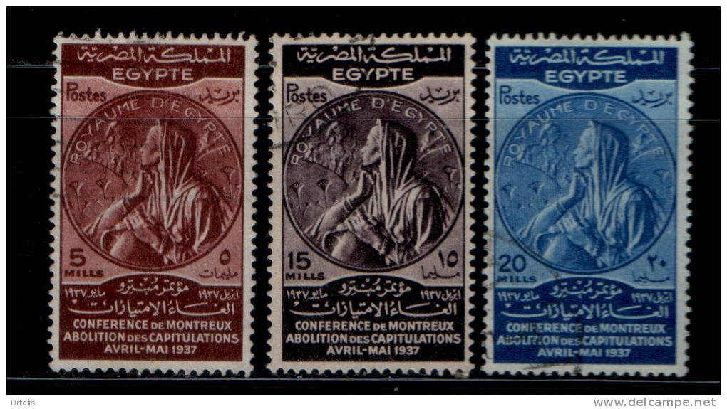 EGYPT / 1937 / ABOLITION OF CAPITULATIONS AT THE MONTREUX CONFERENCE / MEDAL / VF USED  . - Gebruikt