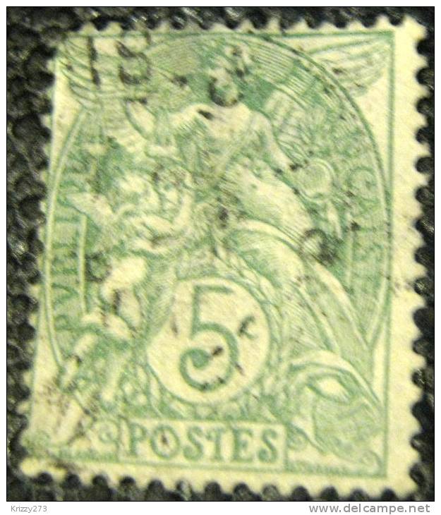 France 1900 Blanc 5c - Used - 1900-29 Blanc