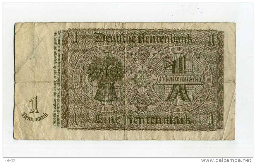 - ALLEMAGNE . BILLET 1 M. 1937 . - Sonstige & Ohne Zuordnung